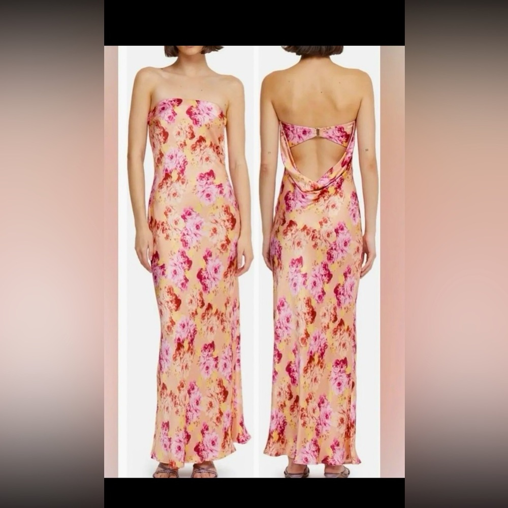 Bec + Bridge Moon Dance Strapless Gown - New w/tags